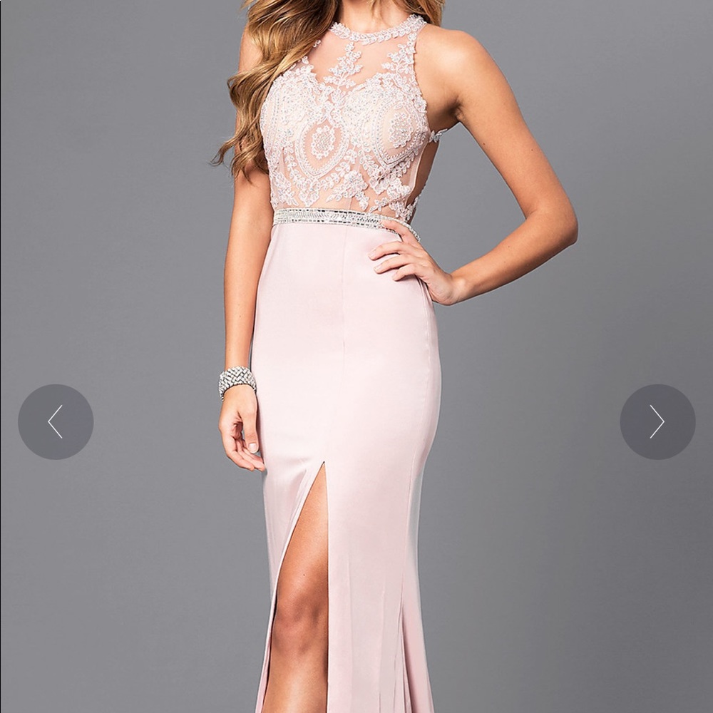 Blush Pink Prom dress